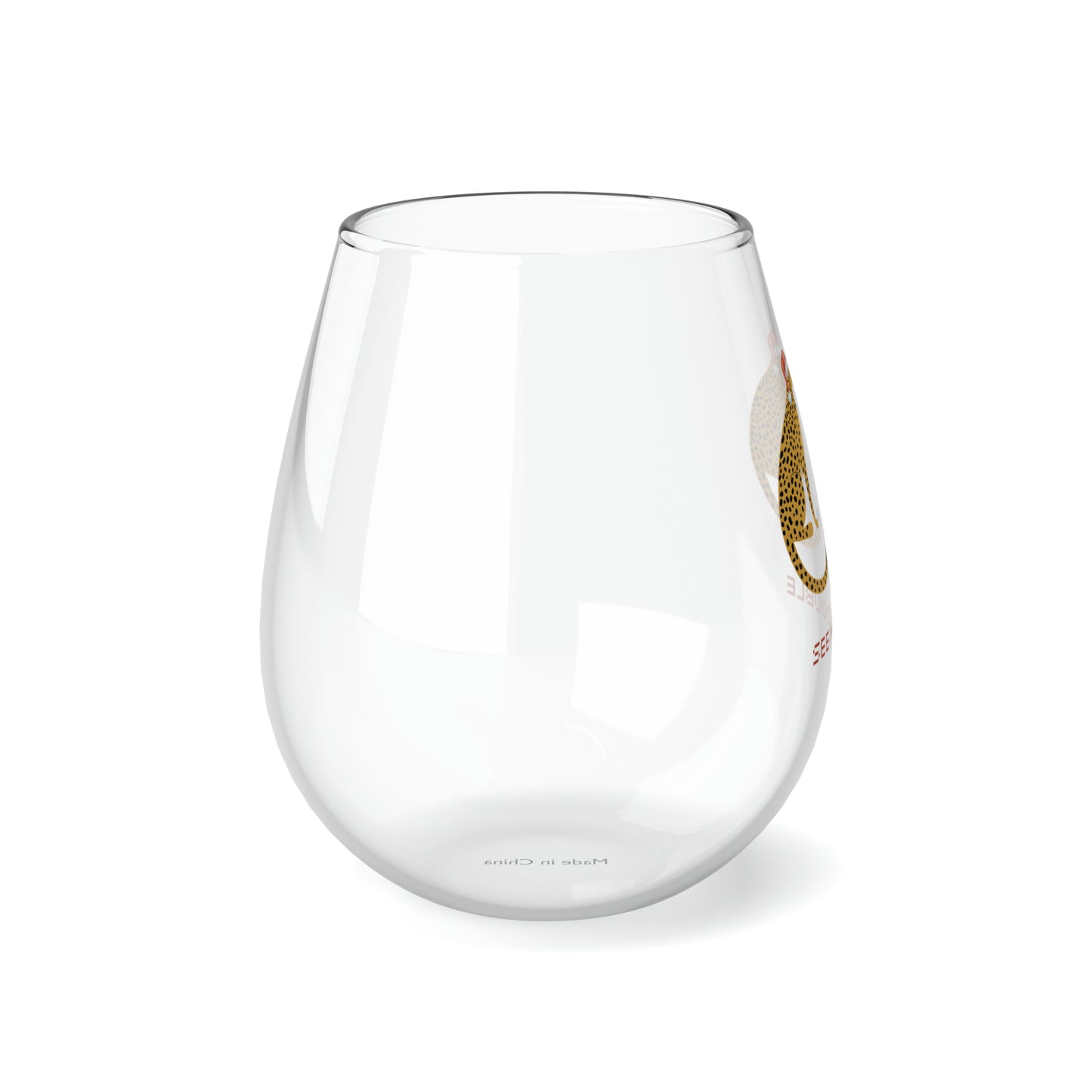 Seeing Double Stemless Wine Glass