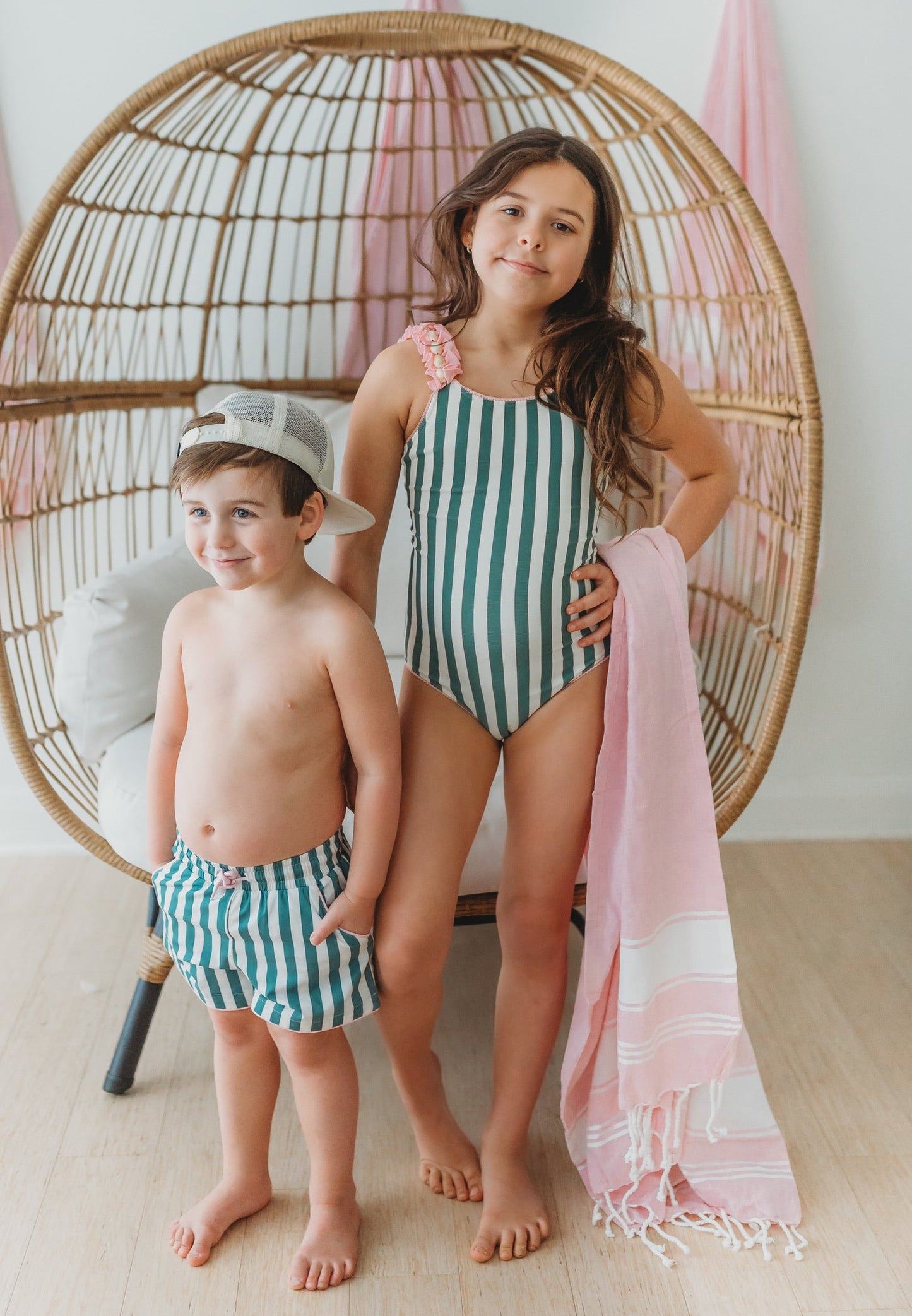 Cabana Stripe Swim Shorts