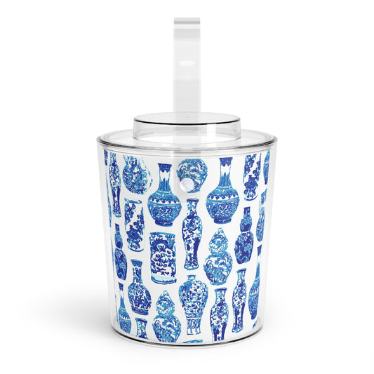 Blue Vase Ice Bucket