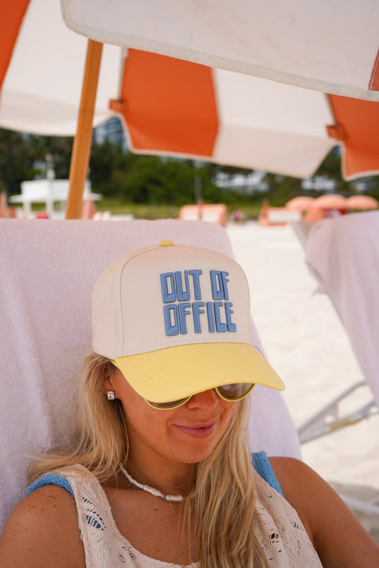 Out of Office - Butter Yellow Trucker Hat