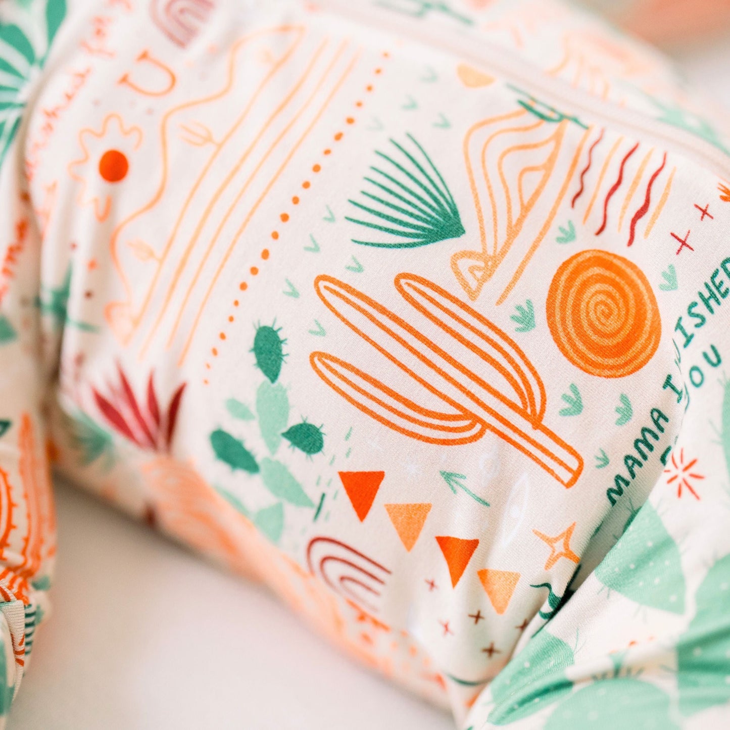 The Second-Skin Footie | Desert Cactus Vibes | "Mama, I Wished for You"