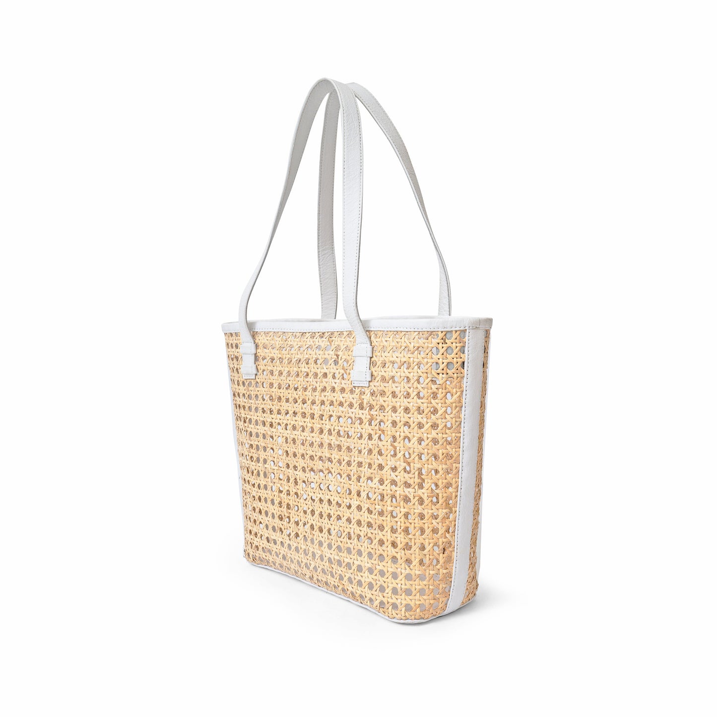 Petite French Market Rattan Tote