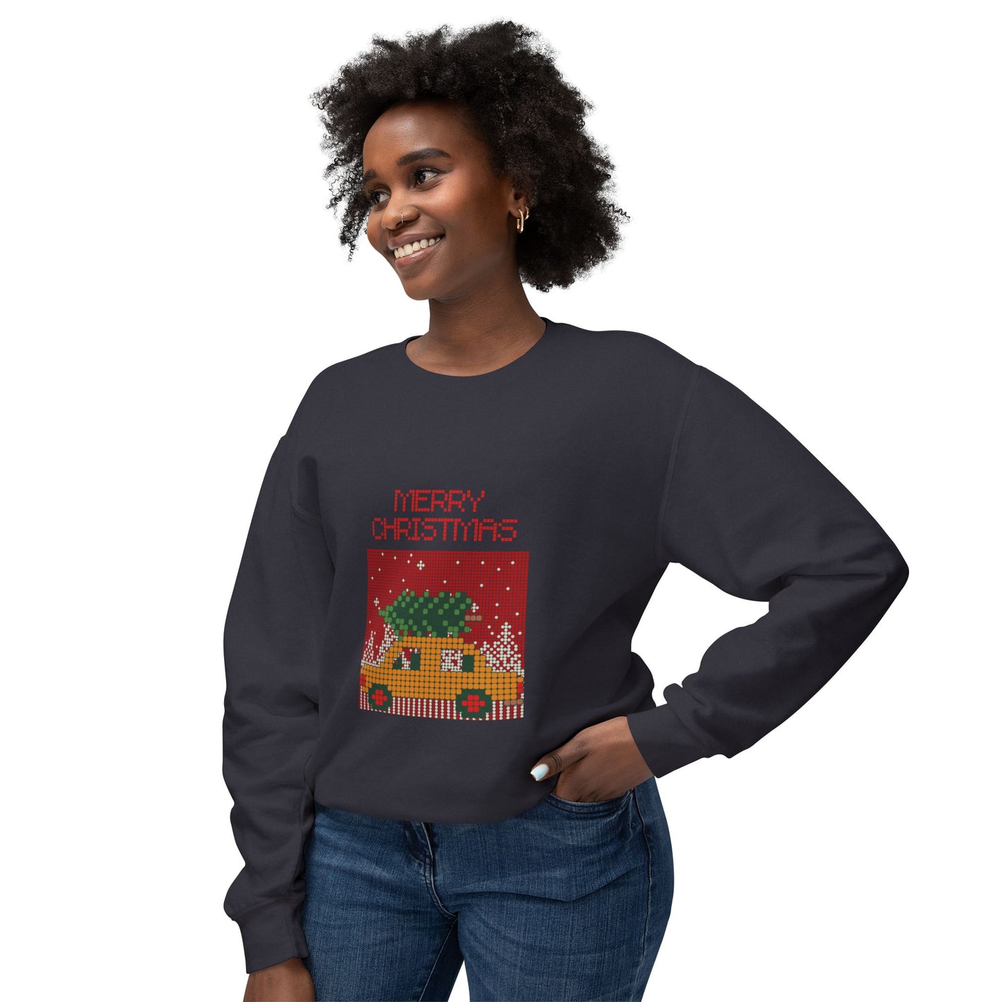 Christmas Crewneck Sweatshirt - Classic Holiday Sweater Design