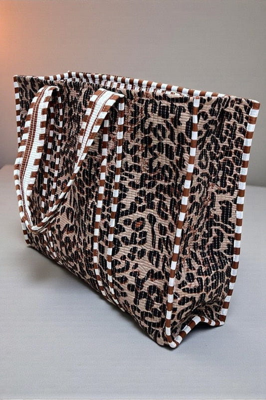 SC - ETA 3/12 - Wild Thing Leopard Print Tote Bag