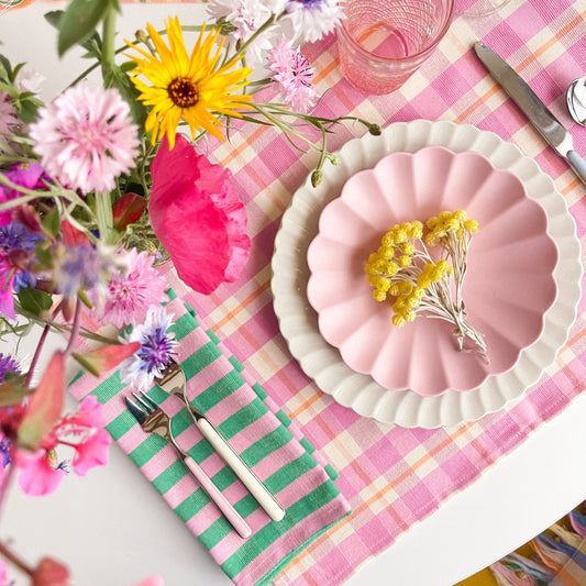 Flora Stripe Napkin Set