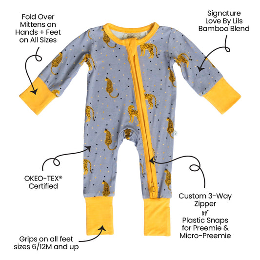 Birthday 2024 Bamboo Convertible Footie