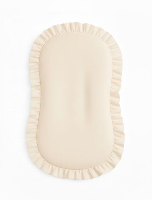 Cream Ruffle Baby Lounger Cover