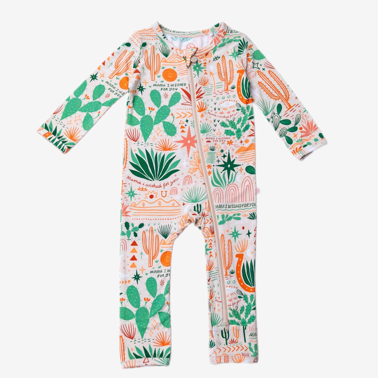 The Second-Skin Footless Romper | Desert Cactus Vibes | "Mama, I Wished for You"
