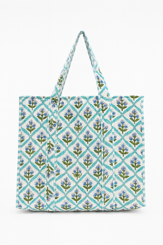 Blue Poppies Tote