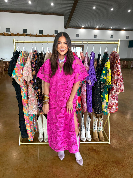 Leighton Magenta Maxi Dress