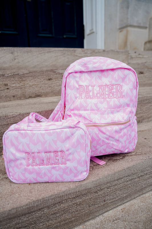 Pink Bow Backpack