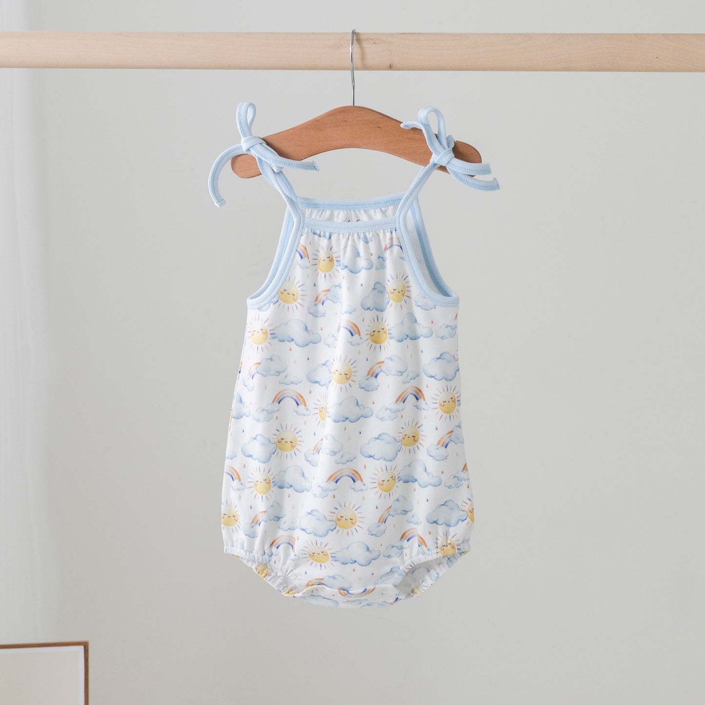 You are my Sunshine Organic Cotton Shoulder-Tie Onesie