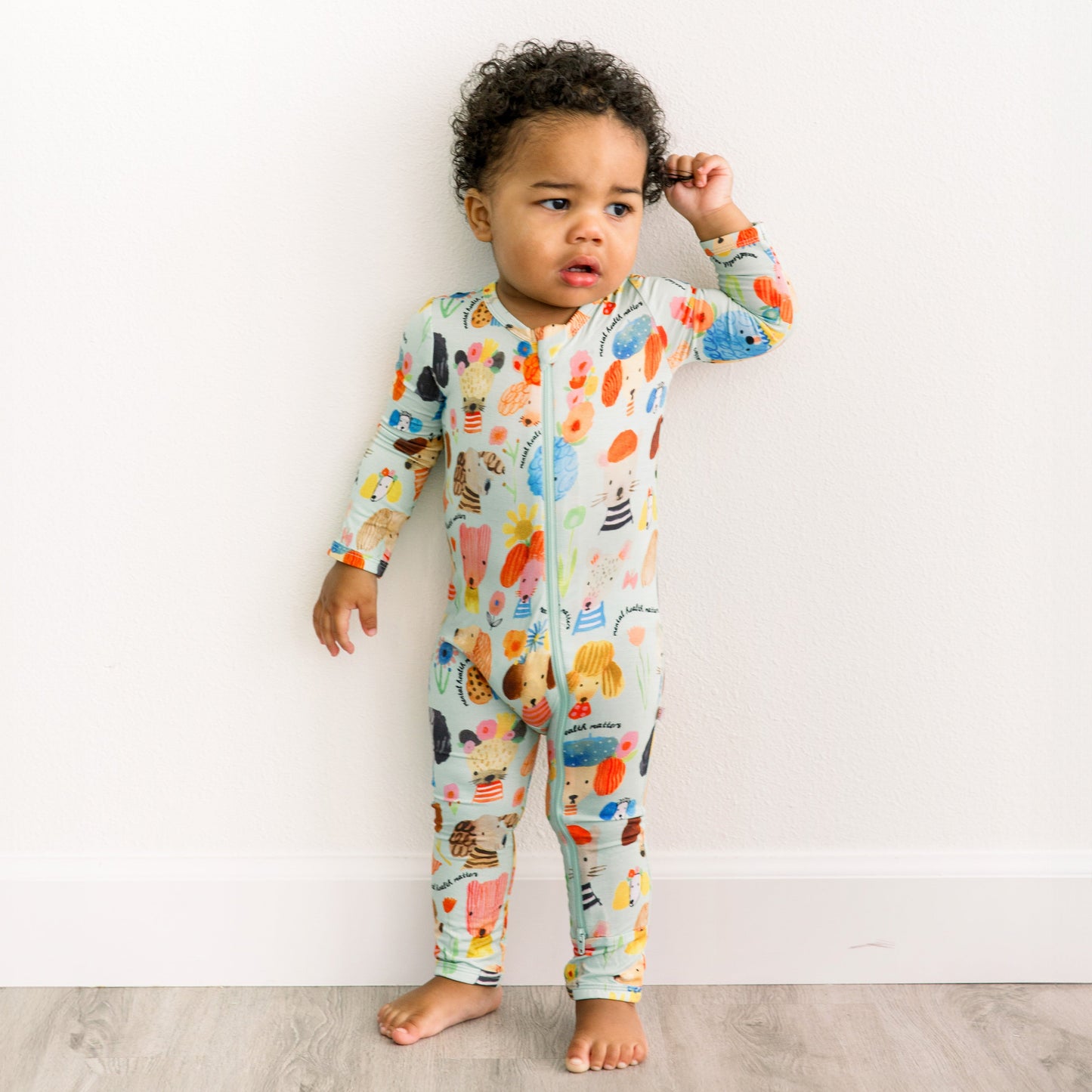 The Second-Skin Footless Romper | Mindful Doggos | "Mental Health Matters"