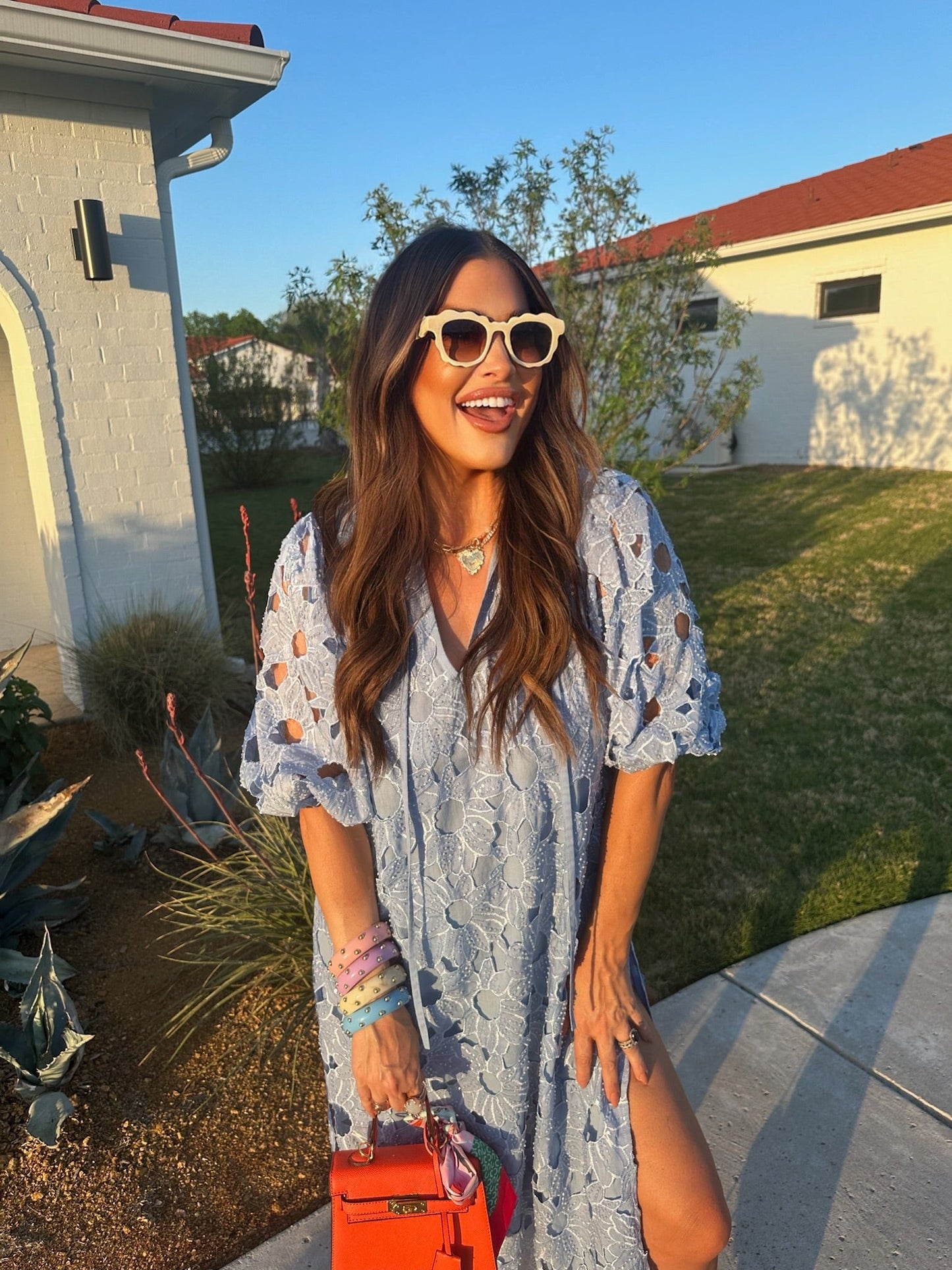 Pamela Poppy Maxi Dress