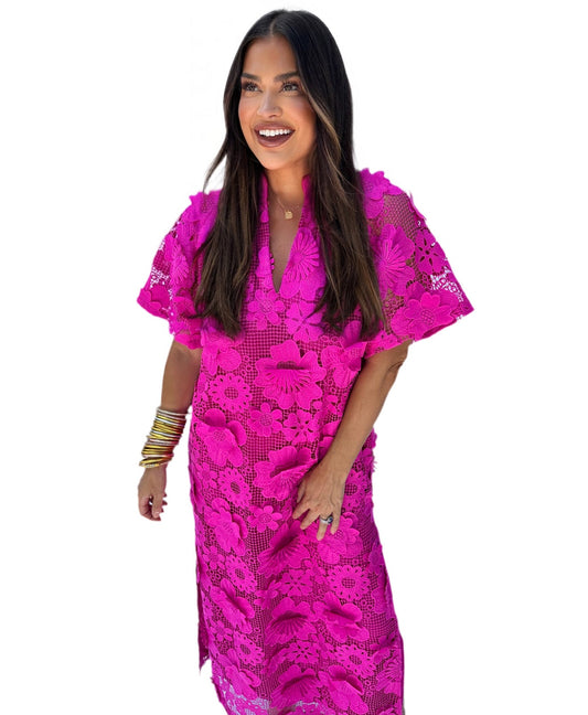 Leighton Magenta Maxi Dress