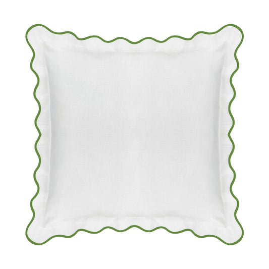 Scalloped Euro Sham (3 Colors)