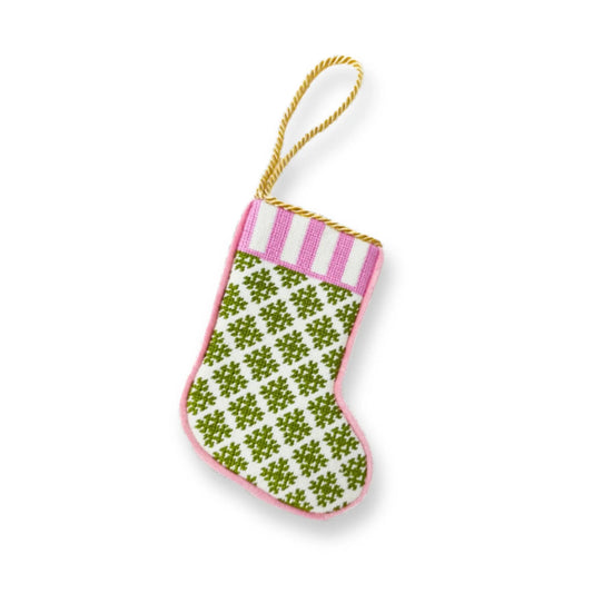 Brushstrokes Mini Stocking Ornament