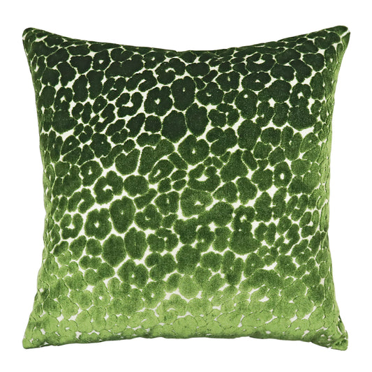 Madison Leopard Pillow (Parsley)