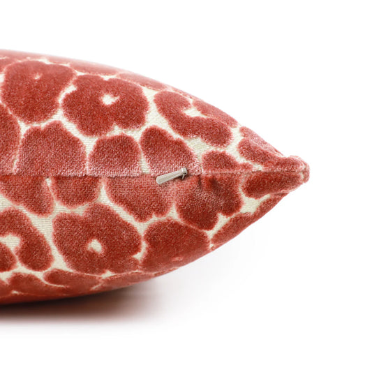 Madison Leopard Pillow (Salmon)