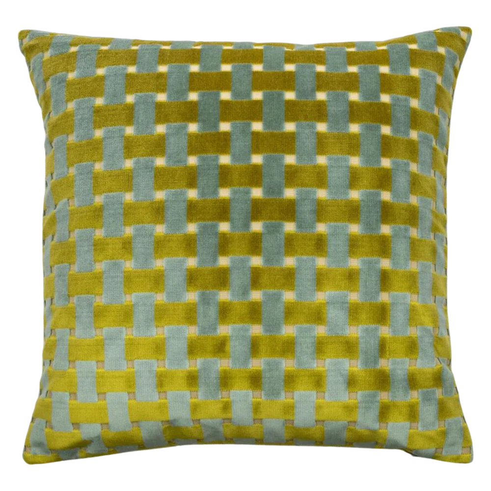 Gwen Patchwork Pillow (Citron)