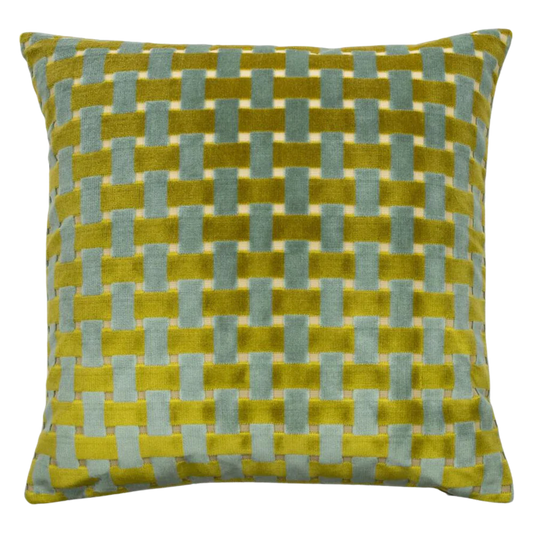 Gwen Patchwork Pillow (Citron)