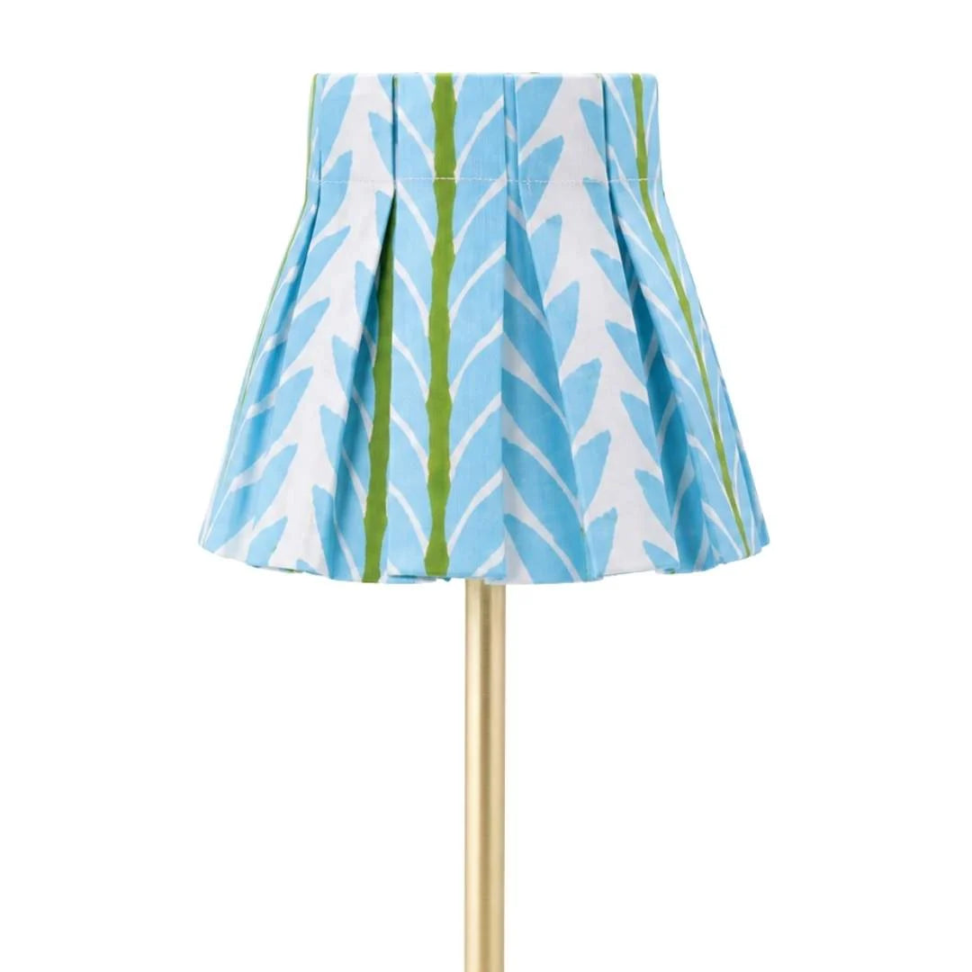 Printed and Pleated Lampshade Cover