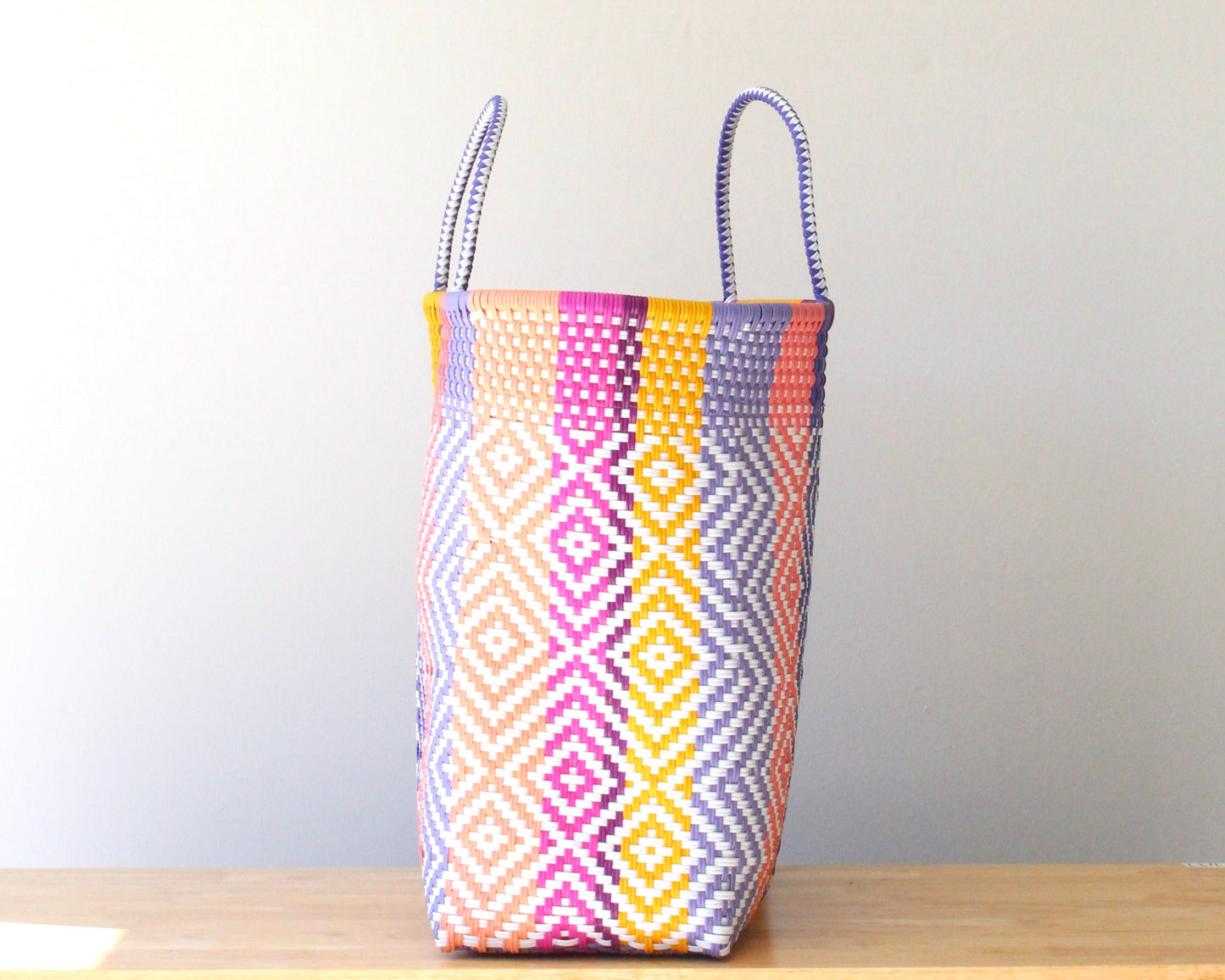 Multicolor Diamond Extra Large Tote