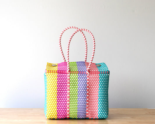 Allegra Handwoven Handbag - Multicolor