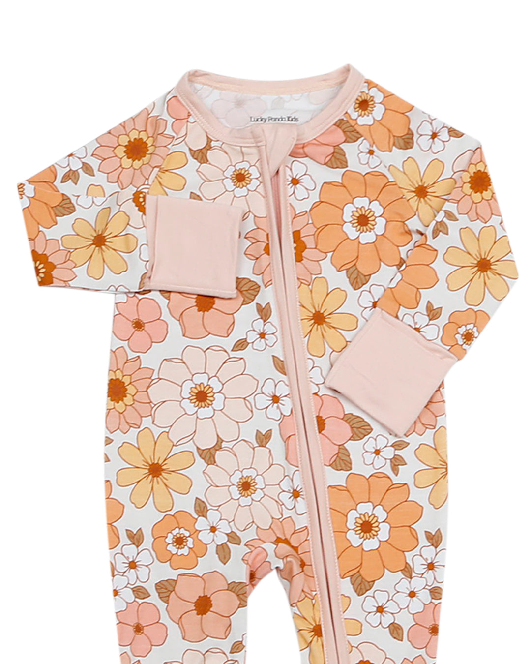 Bamboo Zip Romper |  Sweet Blossom