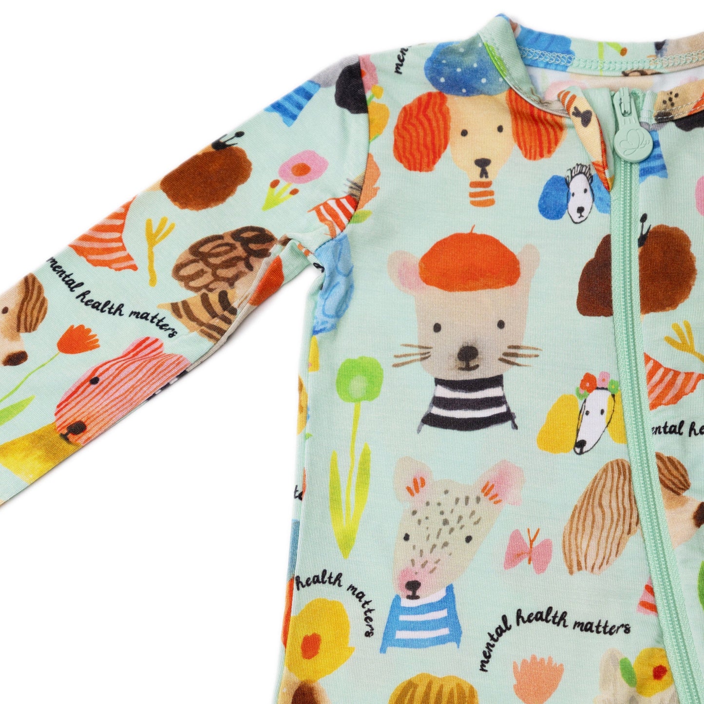 The Second-Skin Footless Romper | Mindful Doggos | "Mental Health Matters"