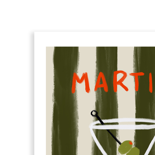 Martini Art Print