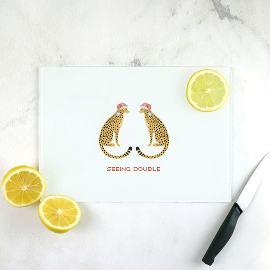 Seeing Double Cutting Board