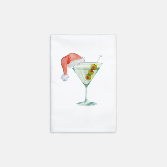 Santa Martini Hostess Towels