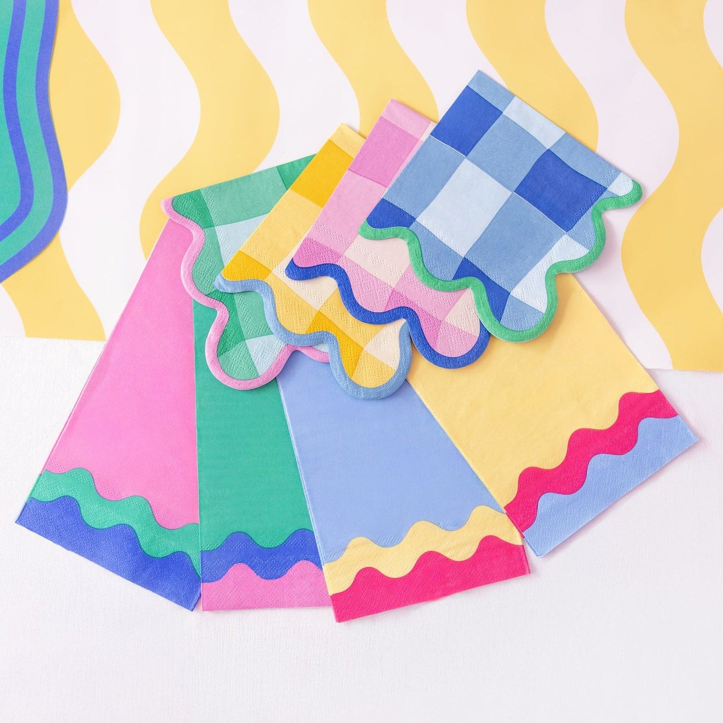 Colowave Gingham Cocktail Napkins (20 ct)