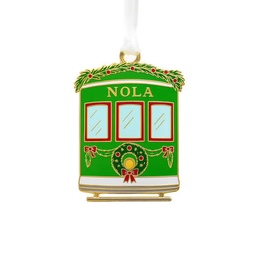 Streetcar Enamel Ornament