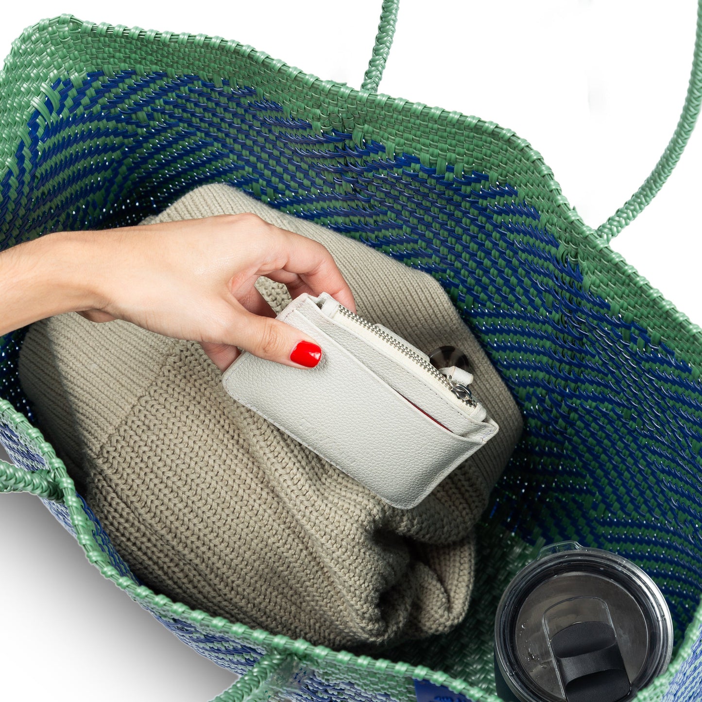 Palmera Woven Super Tote