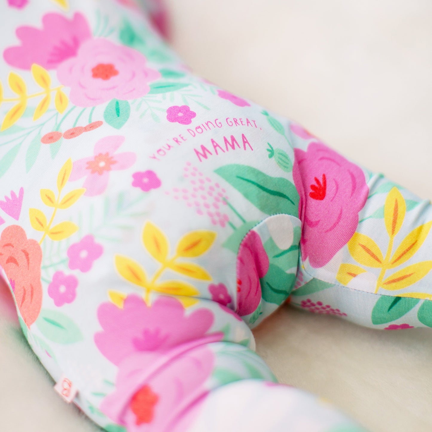 The Second-Skin Footless Romper | Flower Power | "You're Doing Great, Mama"