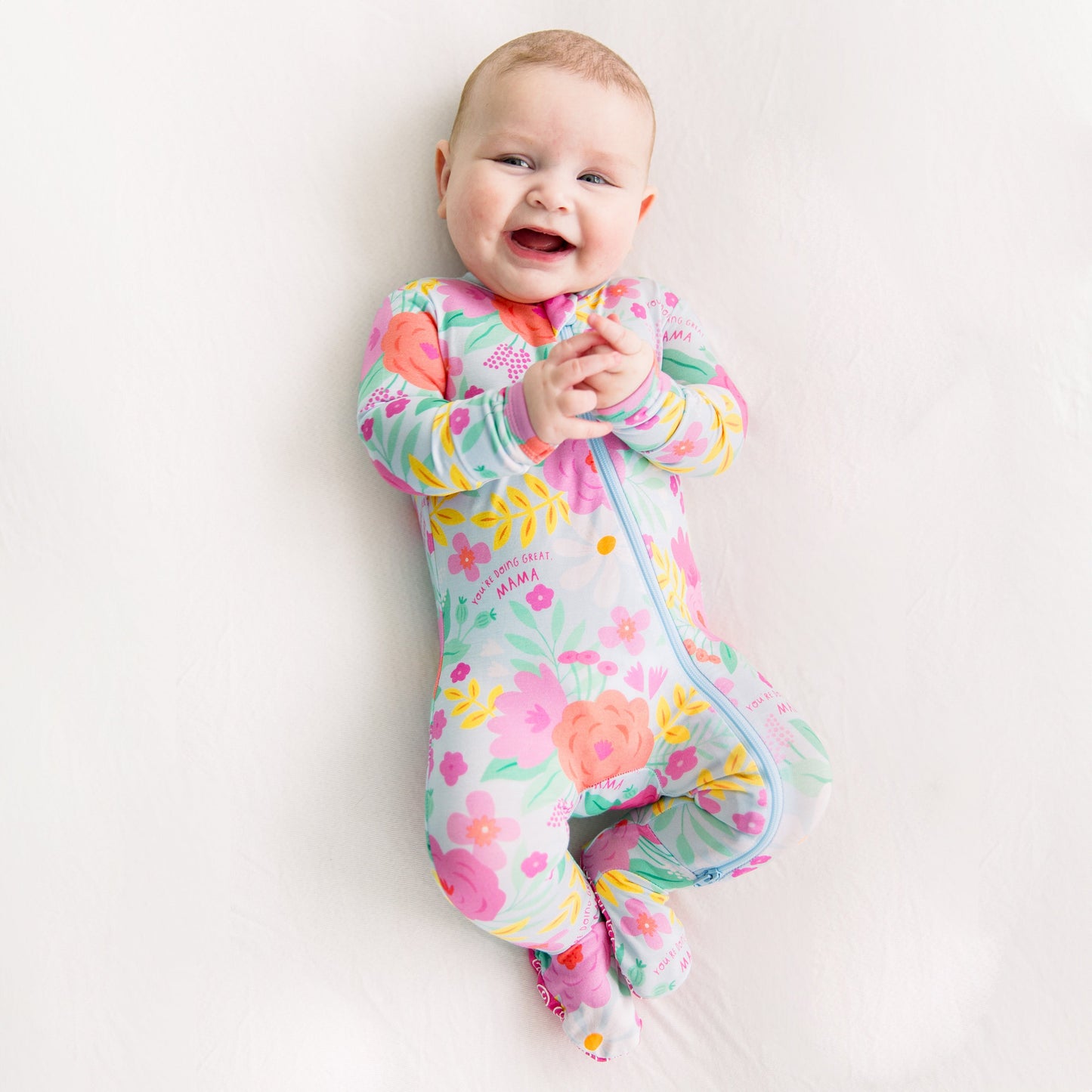 The Second-Skin Footie | Flower Power | "You're Doing Great, Mama"