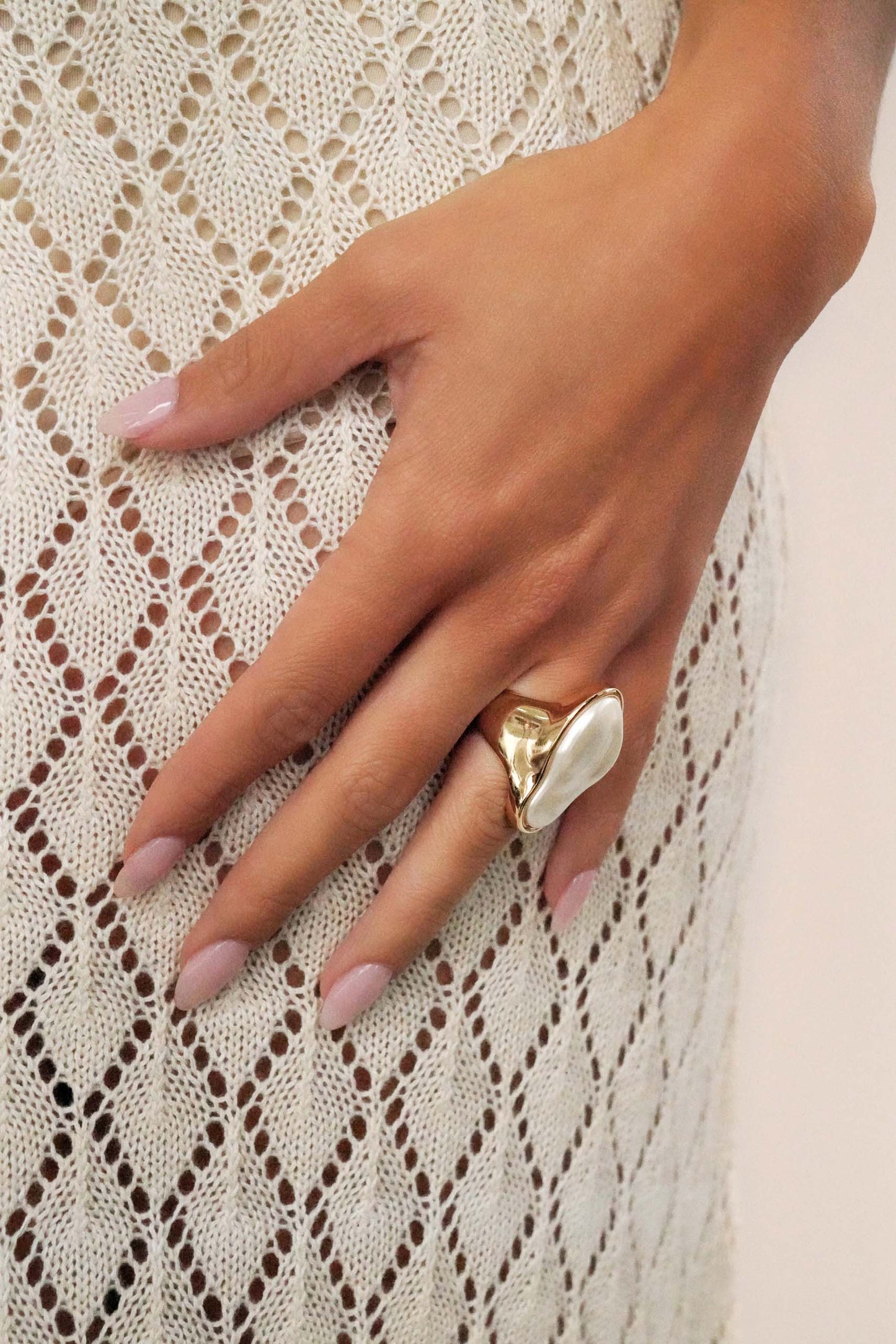 Sea-born Pearl Ring
