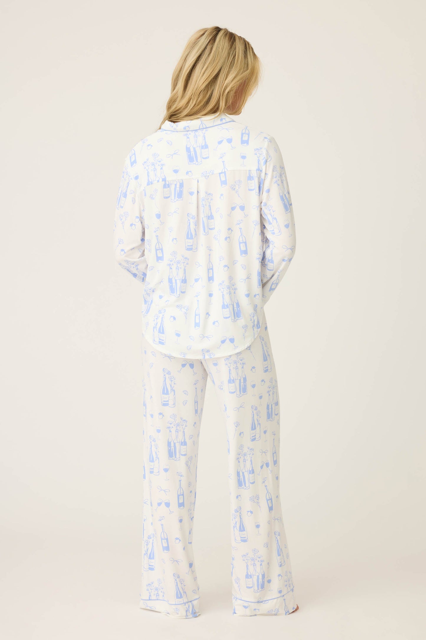 Parisian Dreams Whimsical Print PJ Set