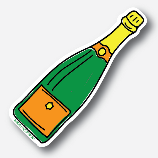 Champagne Sticker
