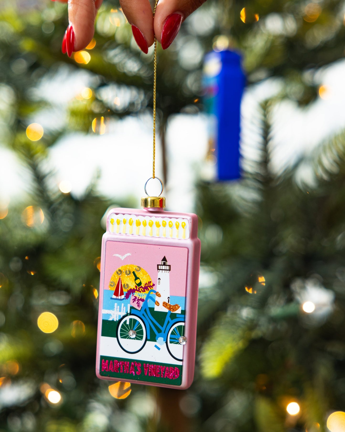 Matchbook Ornament - Martha's Vineyard