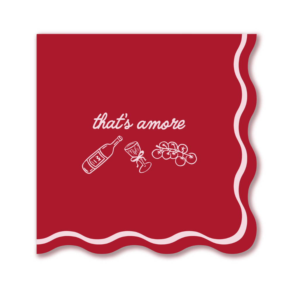That’s Amore – Bridal Shower Cocktail Napkins
