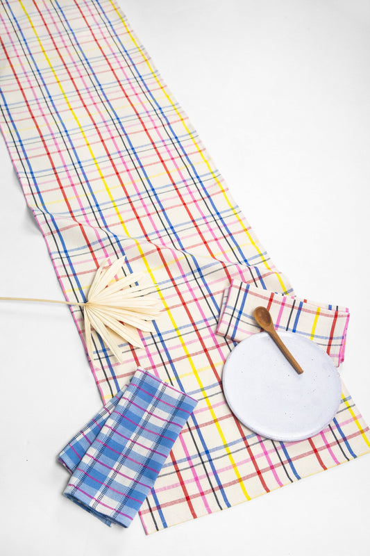 Vera Plaid Runner