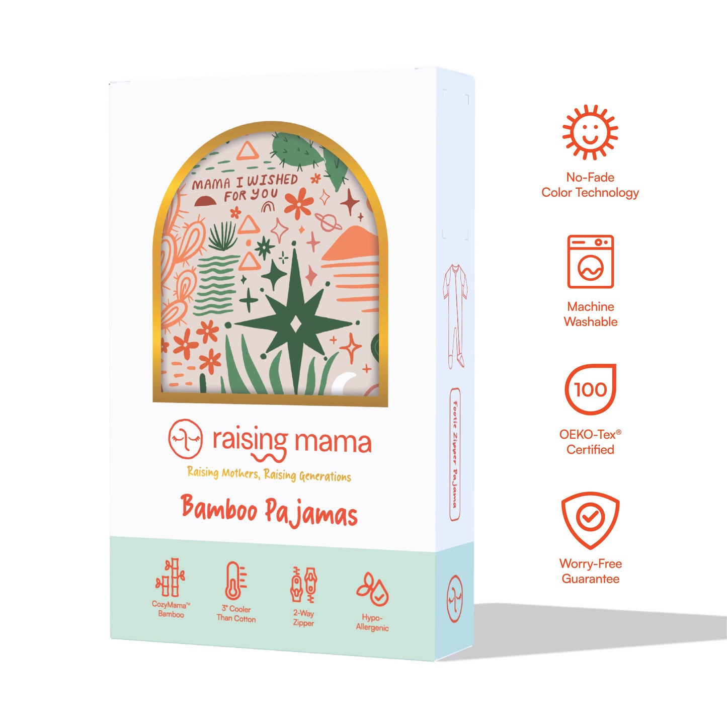 The Second-Skin Footie | Desert Cactus Vibes | "Mama, I Wished for You"