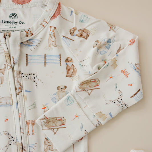 Beach Pawty Bamboo Zippy Pajamas