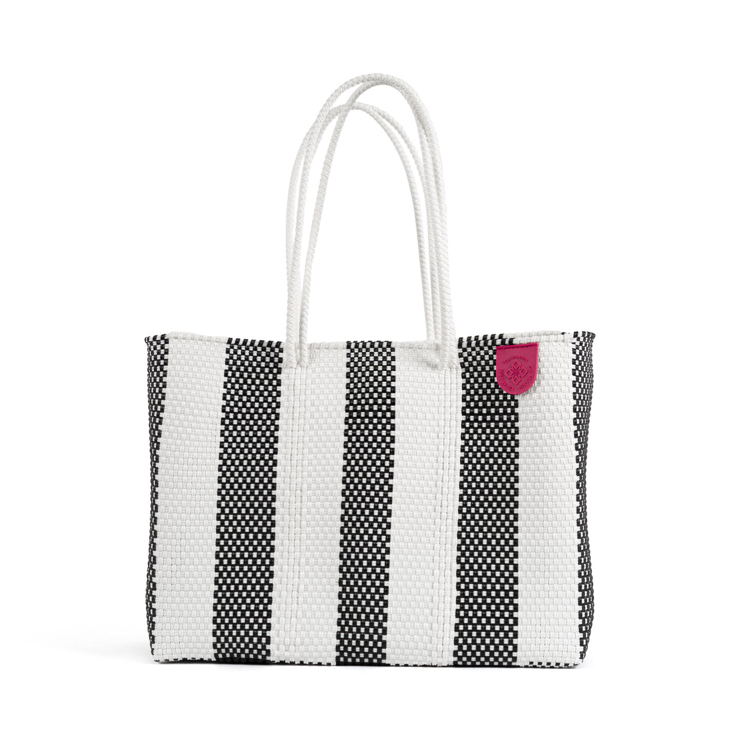Zebra Woven Super Tote