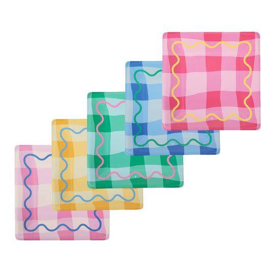 Colowave Gingham Dinner Plates (10 ct)