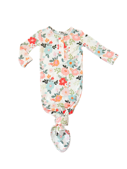 Cottage Blooms Knotted Gown