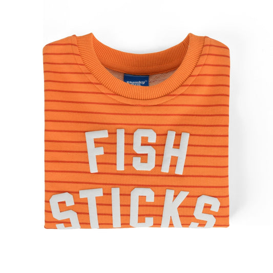 Fish Sticks Kids Crewneck Sweater